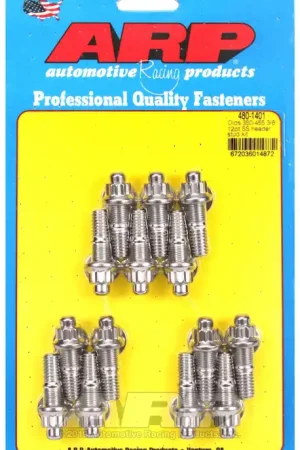ARP Olds 350-455 3/8 Inch 12 Point Stainless Steel Header Bolt Kit - 480-1401 Handmade
