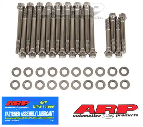 ARP Oldsmobile V8 350-455 7/15 Inch Stainless Steel Head Bolt Kit - 480-3700 Limited Time