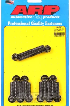 ARP Pontiac 350-400 Hex Intake Manifold Bolt Kit - High-Strength Automotive Fasteners New Arrival