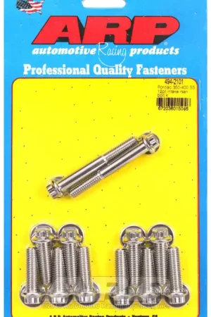 ARP Pontiac 350-400 SS 12-Point Intake Manifold Bolt Kit - 494-2101 Top Rated