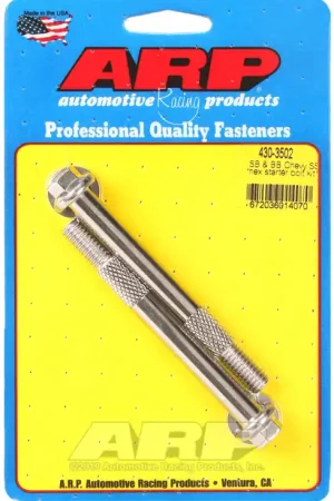 ARP SB & BB Chevy 3/8 Hex Stainless Steel Pro Stock Starter Bolt Kit - 430-3502 Reduced Price