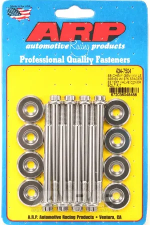 ARP SB Chevrolet Gen III/IV LS Series Valve Cover Bolt Kit with 0.375-Inch Spacer - 434-7504 Cheap