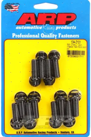 ARP SB Chevy 12pt Intake Manifold Bolt Kit with 3/8 inch Socket - 134-2101 Must Have