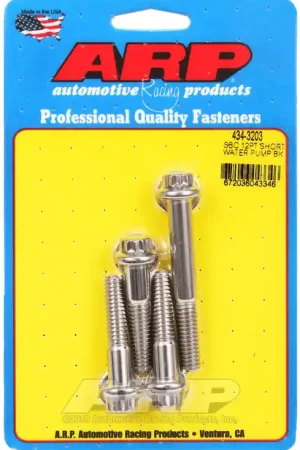 ARP SB Chevy 12pt Short Water Pump Bolt Kit - 434-3203 Trending