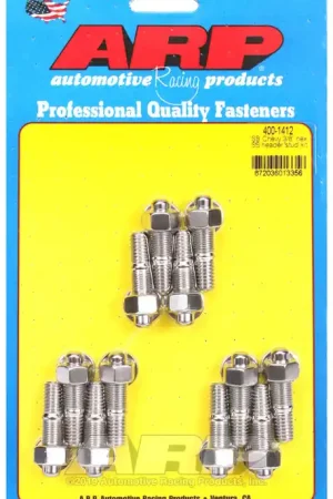 ARP SB Chevy 3/8 Hex Stainless Steel Header Stud Kit - High-Strength Engine Fasteners for Performance Applications Best Price