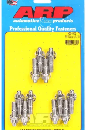 Direct From Manufacturer ARP SB Chevy 3/8 Inch 12 Point Stainless Steel Header Stud Kit - 400-1402