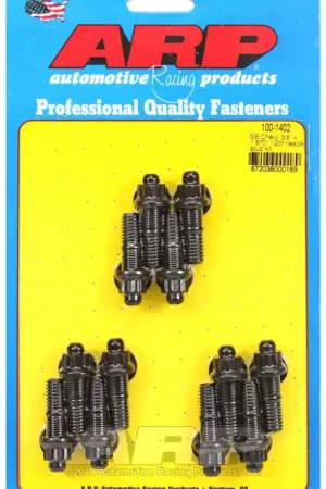 ARP SB Chevy 3/8 Inch x 1.670 Inch 12-Point Header Stud Kit - High-Performance Engine Fasteners Top Pick