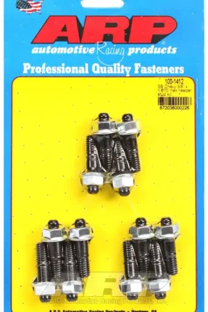 Seasonal Sale ARP SB Chevy 3/8 x 1.670 Inch Hex Header Stud Kit - Reliable Engine Fasteners
