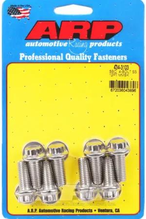 Modern ARP SB Chevy 4-Bolt SS 12pt Motor Mount Bolt Kit - High-Strength Automotive Fasteners