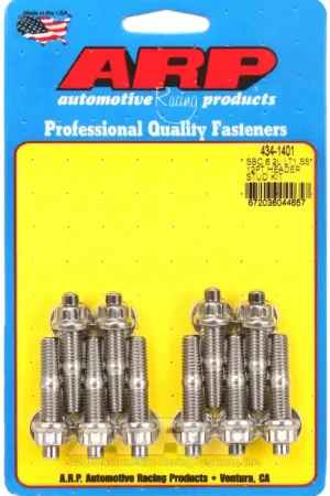 Money Back Guarantee ARP SB Chevy 6.2L LT1 SS 12PT Header Stud Kit - High-Performance Engine Fasteners