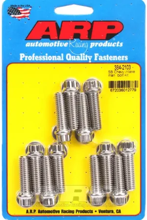 Premium ARP SB Chevy Intake Manifold Bolt Kit – High-Strength Fasteners for Small Block Chevrolet Engines