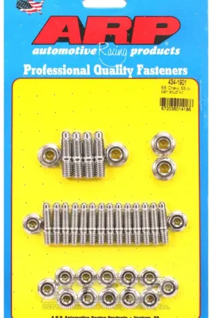 Best Choice ARP SB Chevy SS Oil Pan Stud Kit - High-Performance Engine Fasteners for Small Block Chevy Applications
