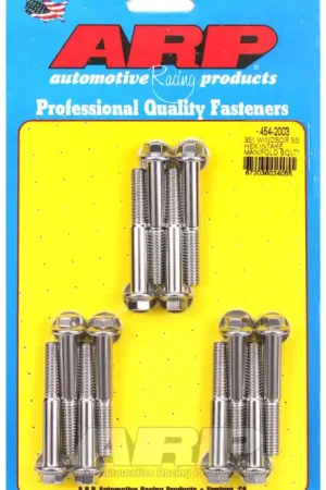 New Arrival ARP SB Ford 351W SS Hex Intake Manifold Bolt Kit - High-Performance Engine Fasteners