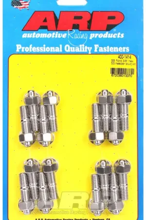 ARP SB Ford 3/8 Hex Stainless Steel Header Stud Kit - High-Strength Automotive Fasteners Premium