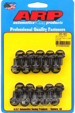 ARP SB Mopar and Pontiac Hex Oil Pan Bolt Kit - High-Performance Engine Fasteners Fresh Stock