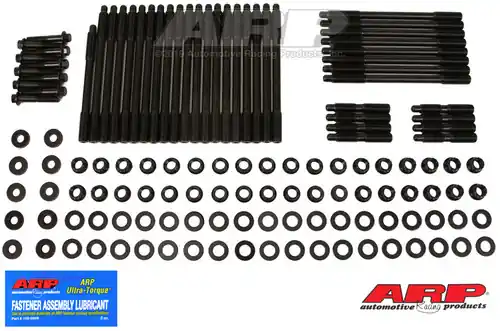 Bargain ARP SBC/WP Tall Deck 9.80 Warhawk Block with Warhawk 12 Degree LS7 Heads Head Stud Kit - High Performance Engine Components