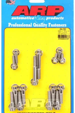 Fast Shipping ARP Small Block Chevy LT1 6.2L Timing Cover Bolt Kit - Stainless Steel
