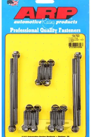 Big Sale ARP Small Block Ford Hex Valve Cover Bolt Kit - High-Strength Engine Fasteners for Classic and Modern Ford Engines