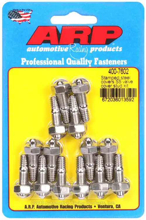 ARP SS Valve Cover Stud Kit with Stamped Steel Covers - 400-7602 Shop Now