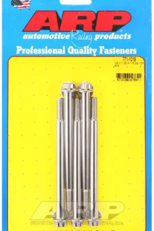 Worldwide Shipping ARP Stainless Steel M8 x 1.25 x 115mm 12-Point Bolts - Pack of 5