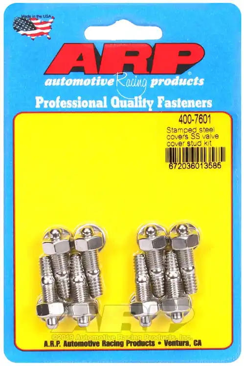 ARP Stamped Steel Covers SS Valve Cover Stud Kit - 400-7601 Special Discount