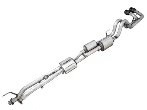 AWE 16-22 Toyota Tacoma 0FG Catback Exhaust w/ BashGuard - Dual Diamond Black Tips - 3015-33826 Mega Sale