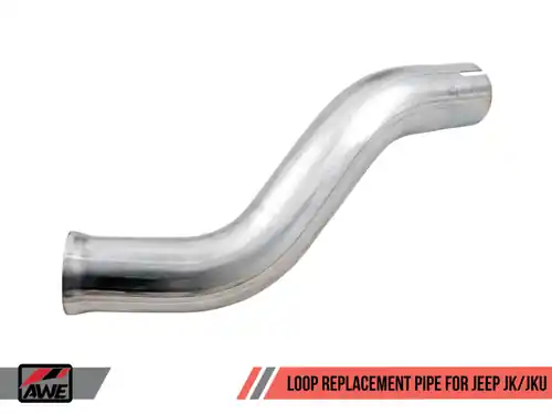 Hassle-Free Returns AWE Tuning 07-18 Jeep Wrangler JK/JKU 3.6L Loop Replacement Pipe - 3220-11003