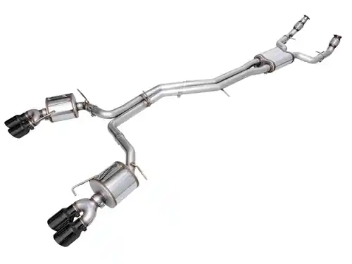 AWE Tuning 19-23 Audi C8 S6/S7 2.9T V6 AWD Touring Edition Exhaust - Diamond Black Tips Popular