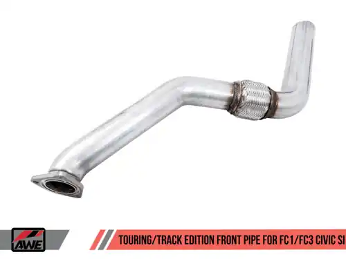 Top Pick AWE Tuning 2016+ Honda Civic Si Touring Edition Exhaust w/Front Pipe & Triple Chrome Silver Tips - 3015-52012