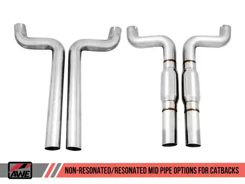 Latest AWE Tuning 2016-2024 Chevy Camaro SS Non-Resonated Conversion Kit - 3820-11026