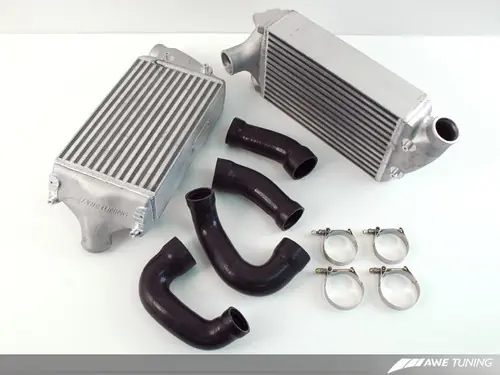 AWE Tuning 997TT/GT2 Performance Intercoolers - Black Hoses - 4510-11046 Modern