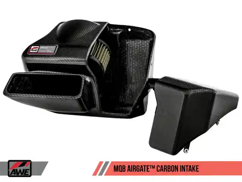 AWE Tuning Audi / Volkswagen MQB 1.8T/2.0T/Golf R Carbon Fiber AirGate Intake w/ Lid - 2660-15024 Professional Grade