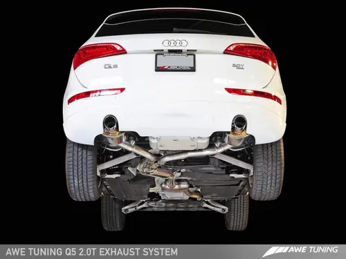 Bulk Order AWE Tuning Audi 8R Q5 2.0T Touring Edition Exhaust - Polished Silver Tips - 3015-32026