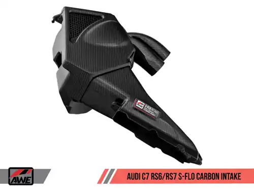 Free Delivery AWE Tuning Audi C7 RS6 / RS7 4.0T S-FLO Carbon Intake V2 - 2660-15012