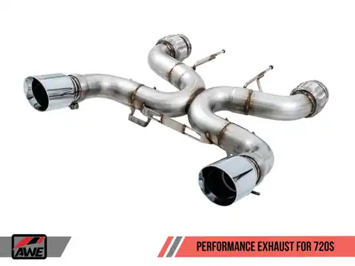 AWE Tuning McLaren 720S Performance Exhaust - Chrome Silver Tips Editor’s Pick