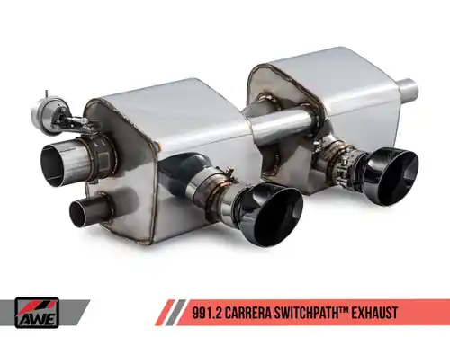 Time-Limited AWE Tuning Porsche 911 (991.2) Carrera / S SwitchPath Exhaust for PSE Cars - Chrome Silver Tips - 3025-32018