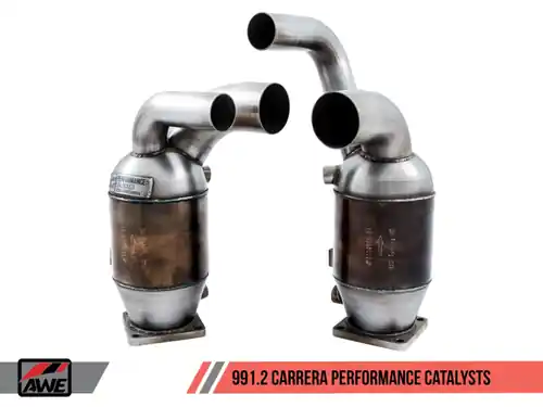 Direct From Manufacturer AWE Tuning Porsche 991.2 3.0L Performance Catalysts (PSE Only) - 3210-11012