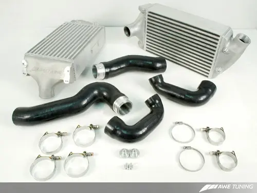 High Quality AWE Tuning Porsche 996TT Performance Intercoolers - 4710-13014