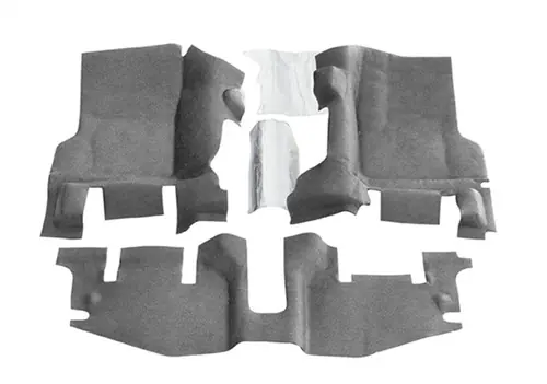 BedRug 97-06 Jeep TJ Front 3pc BedTred Floor Kit w/o Center Console - Incl Heat Shields (S/O Only) Shop Now