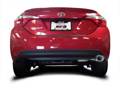 Borla 14-17 Toyota Corolla S 1.8L AT/MT FWD 4Dr S-Type Single Oval Rolled Angle-Cut Rear Sec Exhaust Trusted Brand