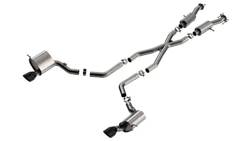 Borla 15-21 Jeep Grand Cherokee SRT 6.4L V8 AWD S-Type Cat-Back Exhaust System - Black Tips T-304SS Cheap