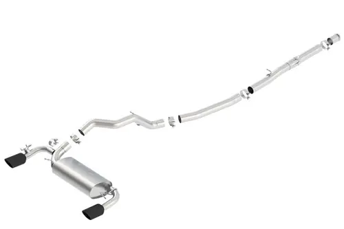 Fan Favorite Borla 16-18 Ford Focus RS 2.3L MT AWD ATAK Catback Exhaust w/ Black Chrome Tip