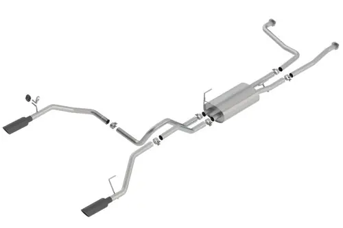 Borla 16-19 Nissan Titan 5.6L V8 2WD/4WD S-Type Catback Exhaust - Black Chrome Tips Wholesale