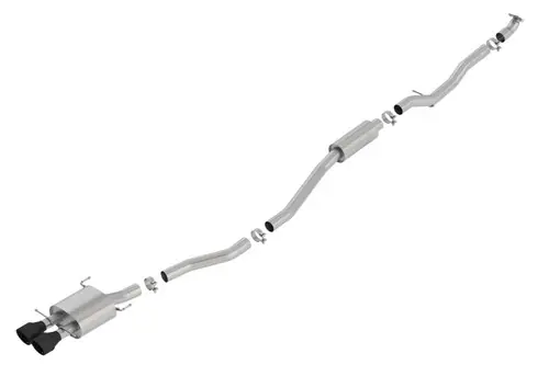 Borla 17-19 Honda Civic SI 1.5L Turbo MT S-Type 2.75in Cat-Back Exhaust Ceramic Black Tip Hot Picks