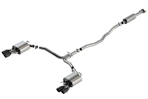 Borla 18-20 Toyota Camry XSE 3.5in Tip Dual Split Rear Exit Cat Back S-Type Exhaust Black Chrome Factory Price