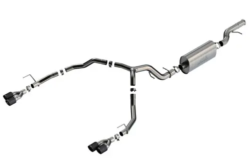 New Release Borla 2021-2023 Chevrolet Tahoe 6.2L V8 2/4WD 4DR T-304 SS Touring Cat-Back Exhaust w/ Carbon Fiber Tips