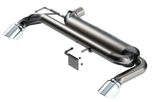 Big Sale Borla 21-22 Ford Bronco 2.3L 4WD ATAK Axle Back Exhaust w/ Bright Chrome Tips