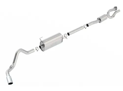 Borla S-Type Cat-Back 17-19 Ford F-250/350 Super Duty Side Exit Exhaust - 5in tip Sale