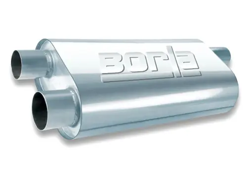 Discount Borla Universal Oval Transverse 2.5in Inlet/Outlet 19in x 10.25in x 5.5in Turbo XL Muffler