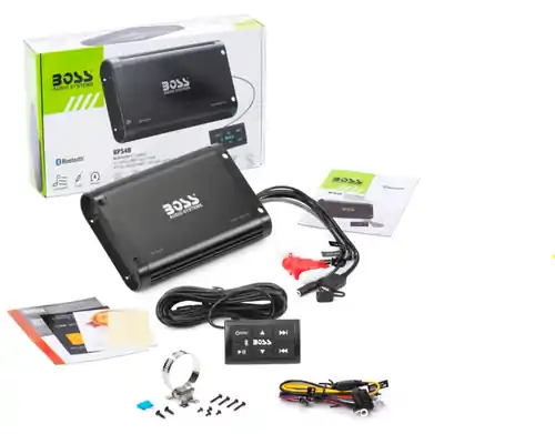 BOSS Audio Systems 4 Channel ATV Bluetooth Amplifier - Weather Resistant Buy Direct